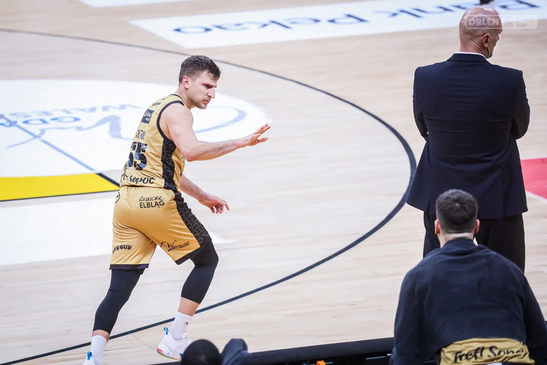 Jakub Schenk(Trefl) Fot:Andrzej Romański/plk.pl