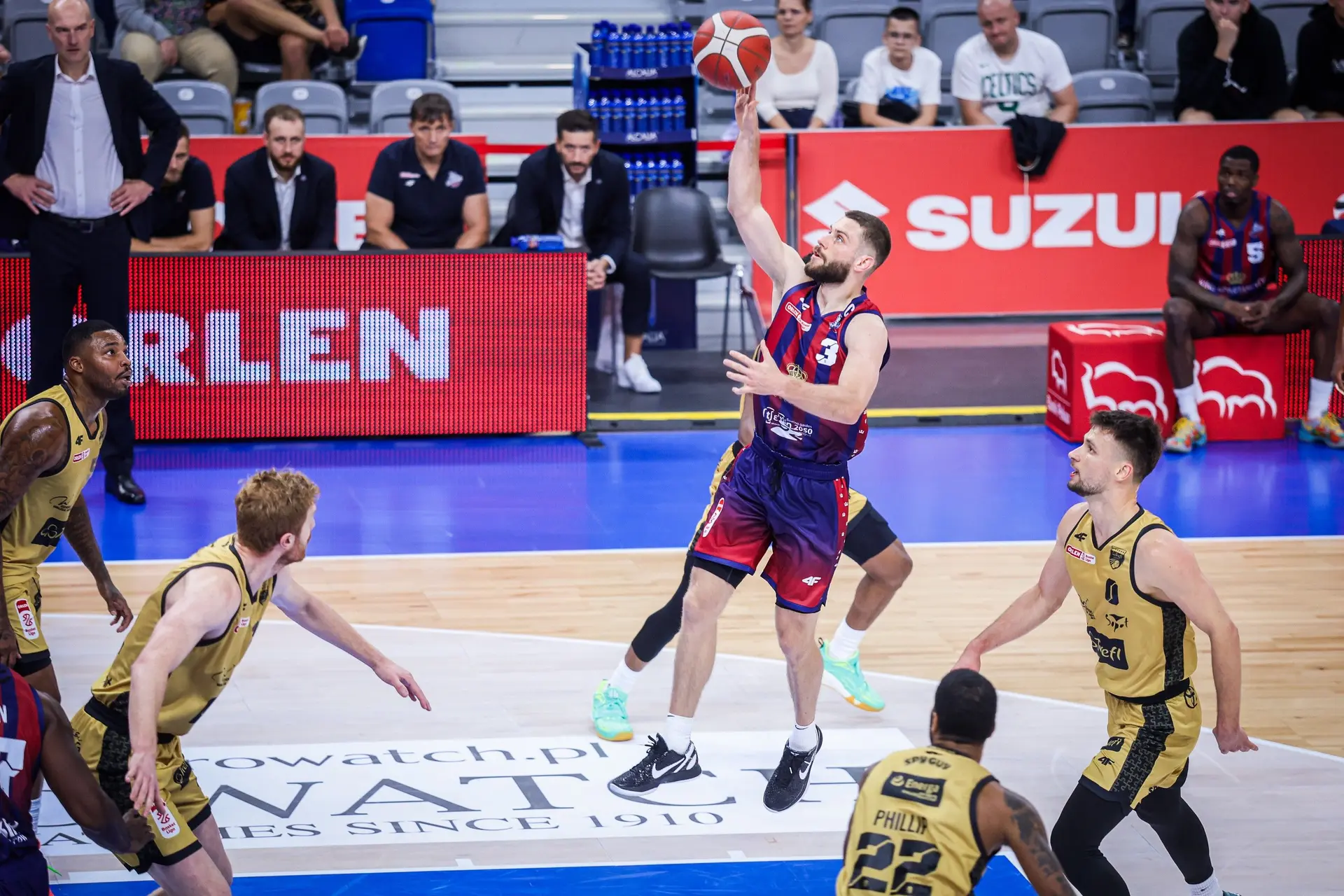 Wyrównana pierwsza połowa, mimo której King Szczecin mocno przegrywa z Unicaja Malaga