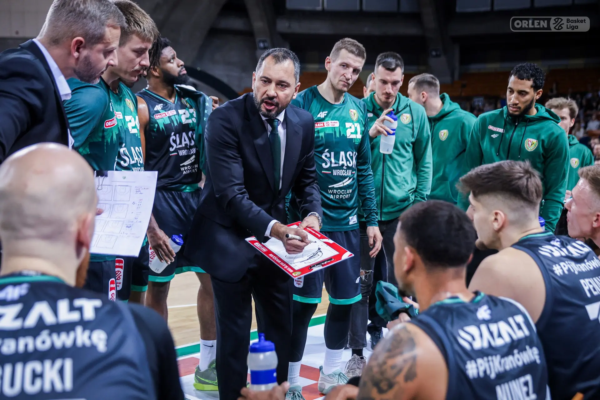 Efektowny Śląsk Wrocław - Angel Nunez prowadzi zespół do zwycięstwa z GTK