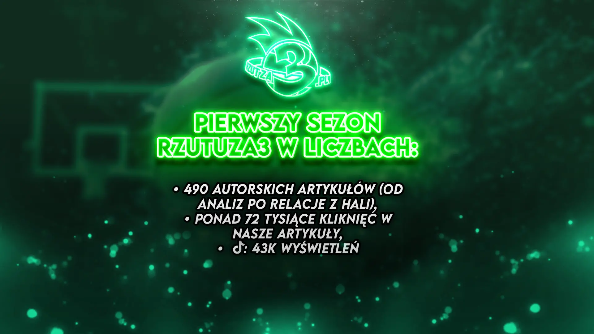 Debiut, którego nie zapomnimy - portal rzutza3.pl po pierwszym sezonie
