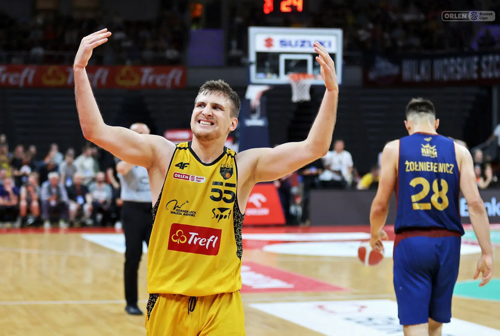 King zatrzymany w Sopocie - Trefl górą w hicie kolejki!